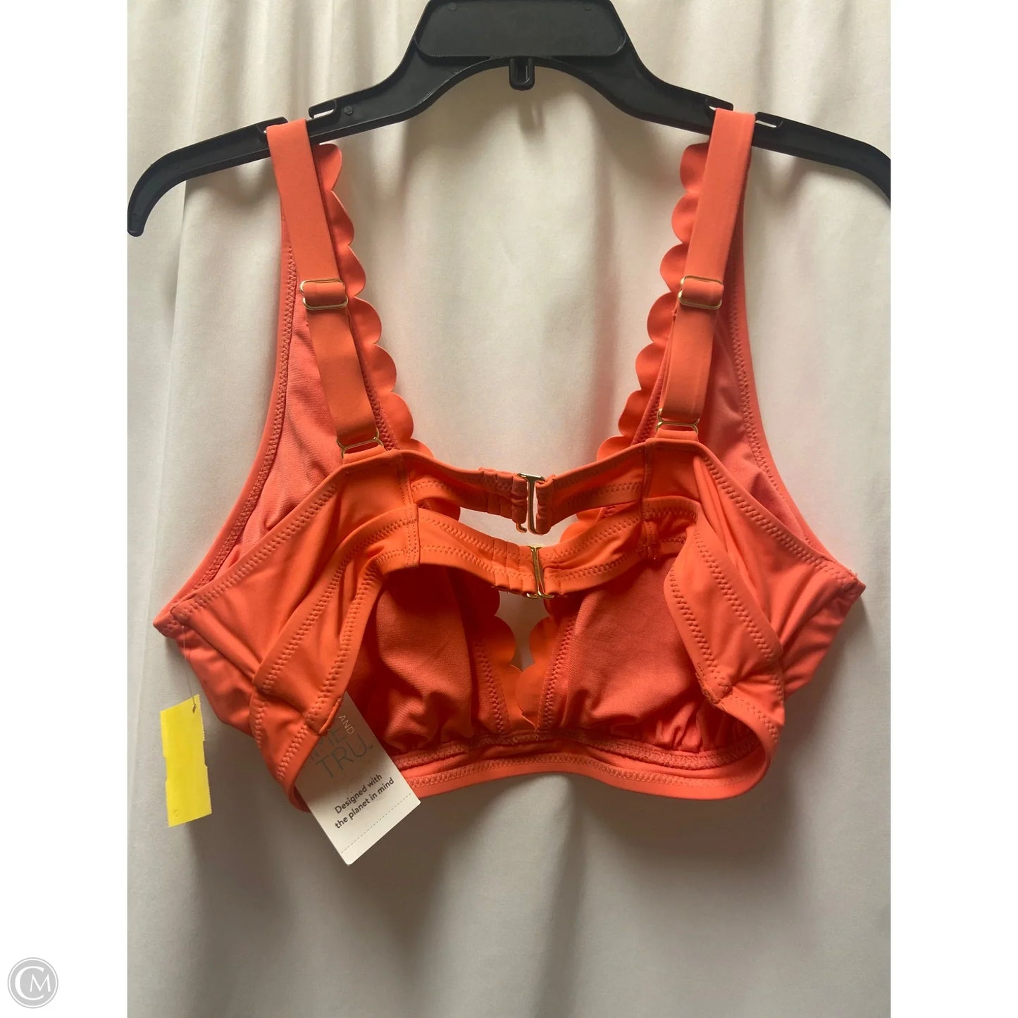 Swimsuit 2pc By Time And Tru In Peach, Size: 1x