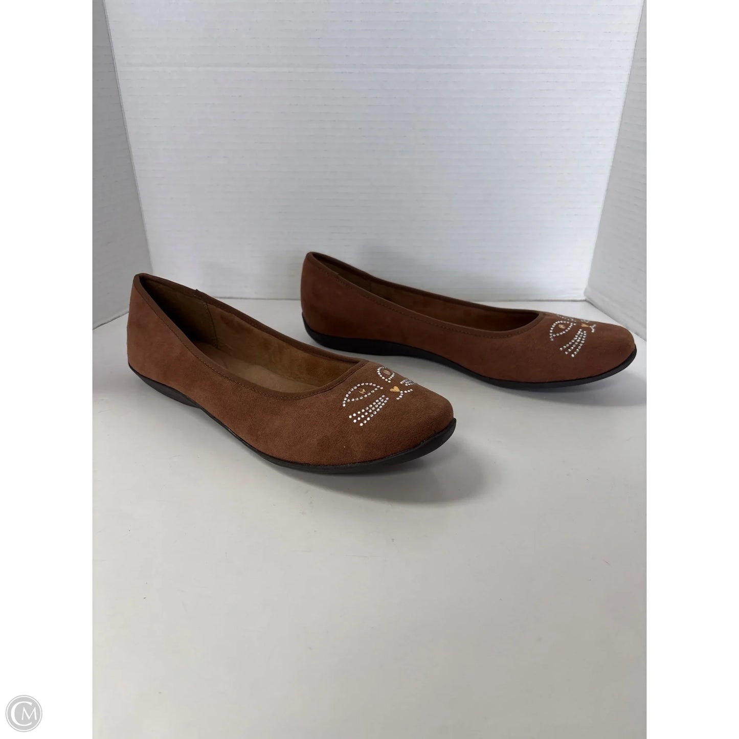 Shoes Flats By Hush Puppies In Brown, Size: 11