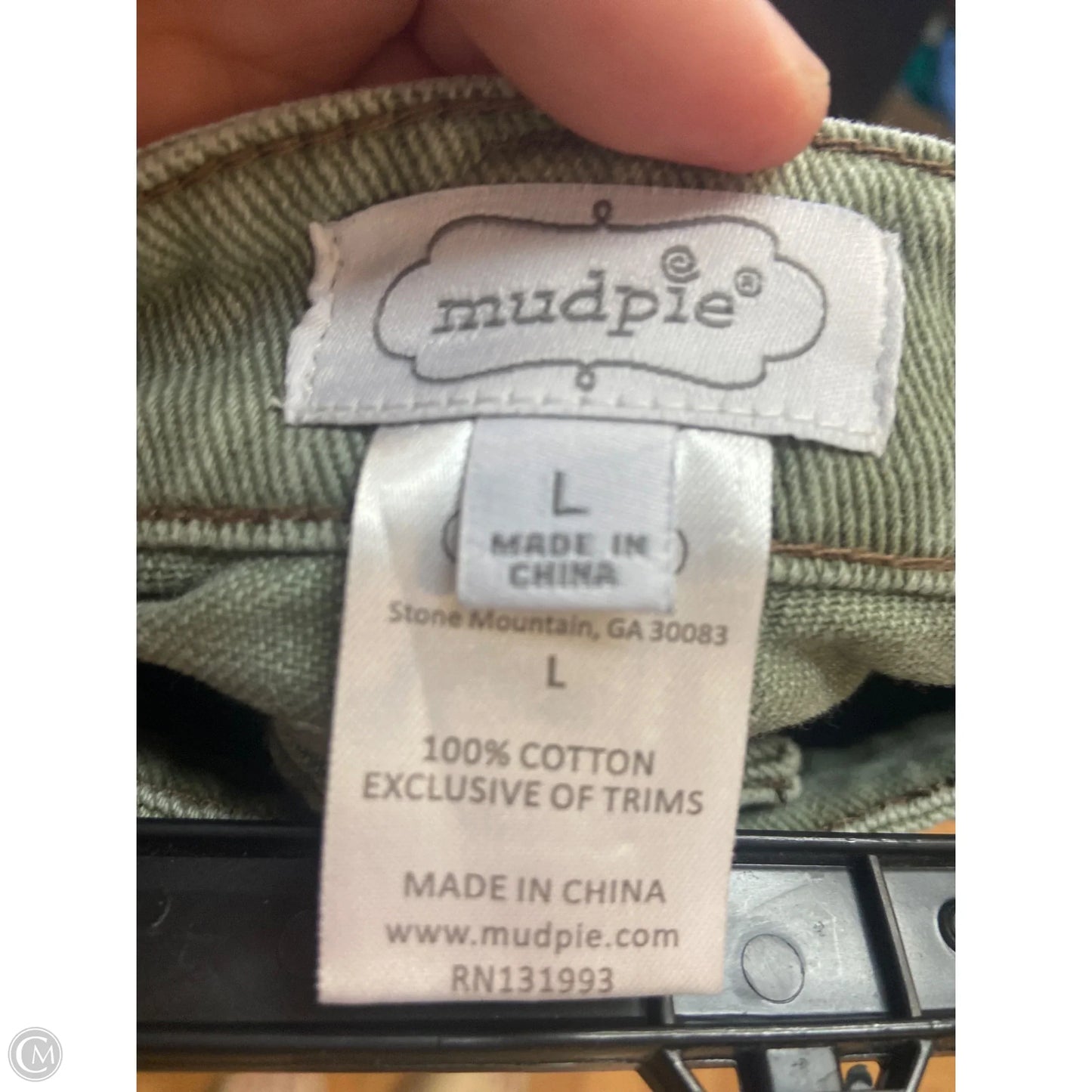 Skirt Mini & Short By Mudpie In Green, Size: L