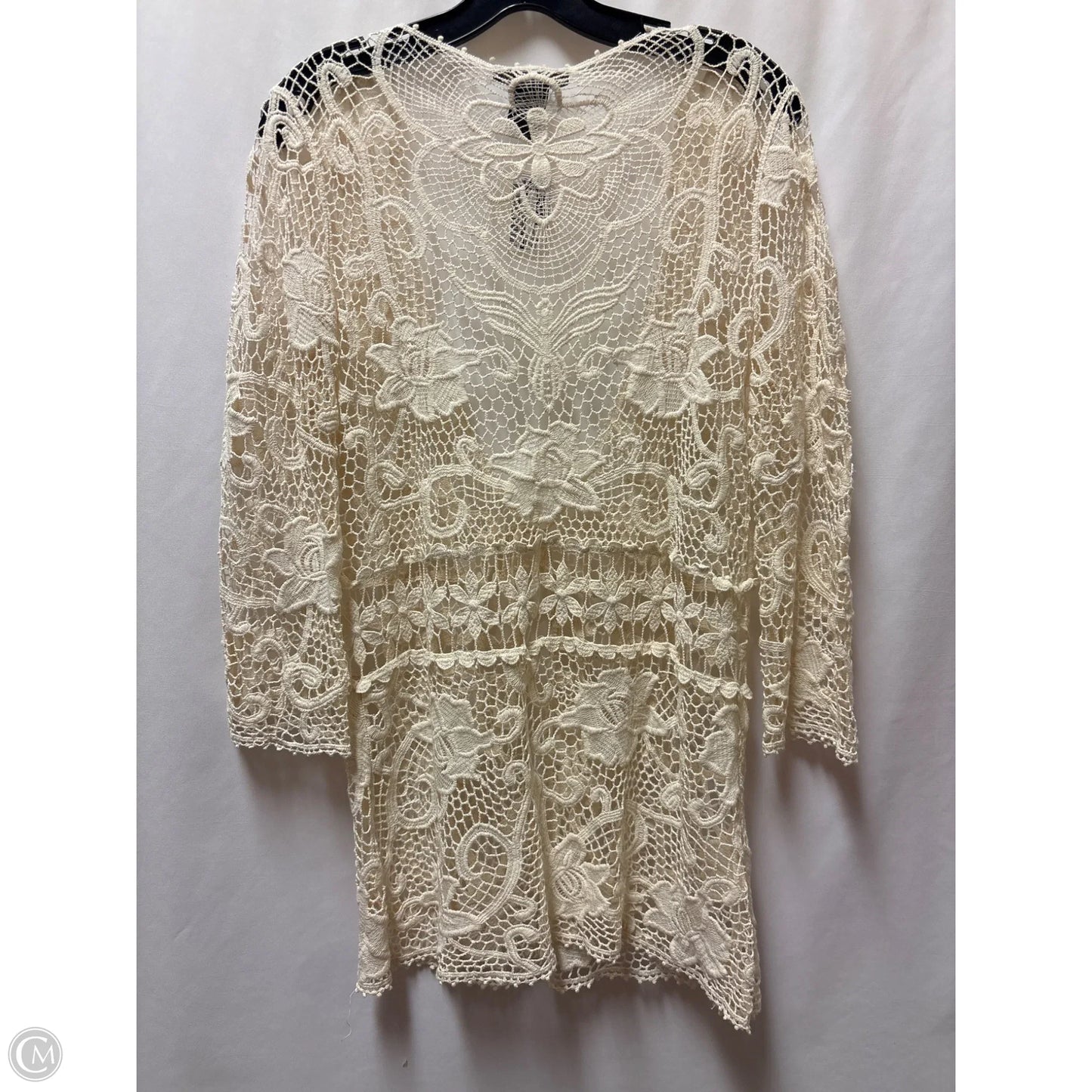 Cardigan By Clothes Mentor In Tan, Size: Xl