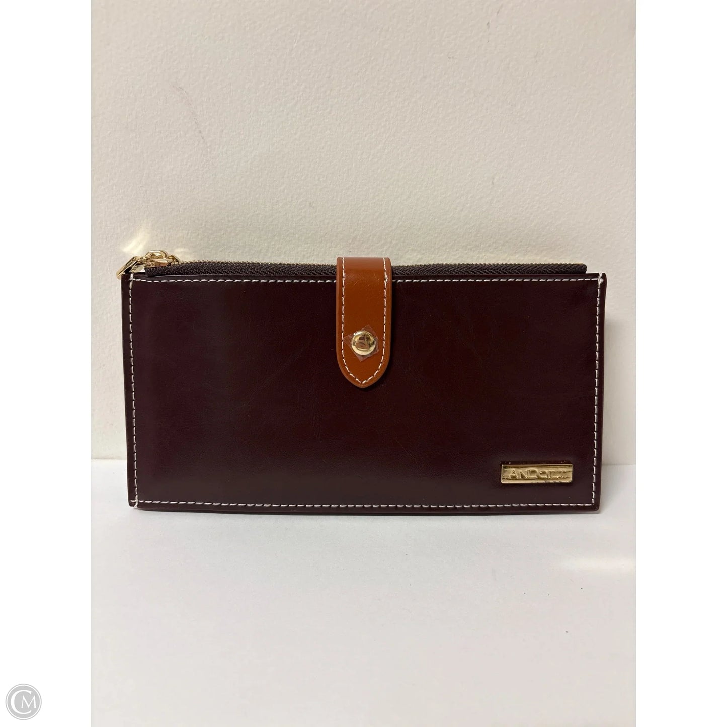 Wallet Leather By Clothes Mentor, Size: Large