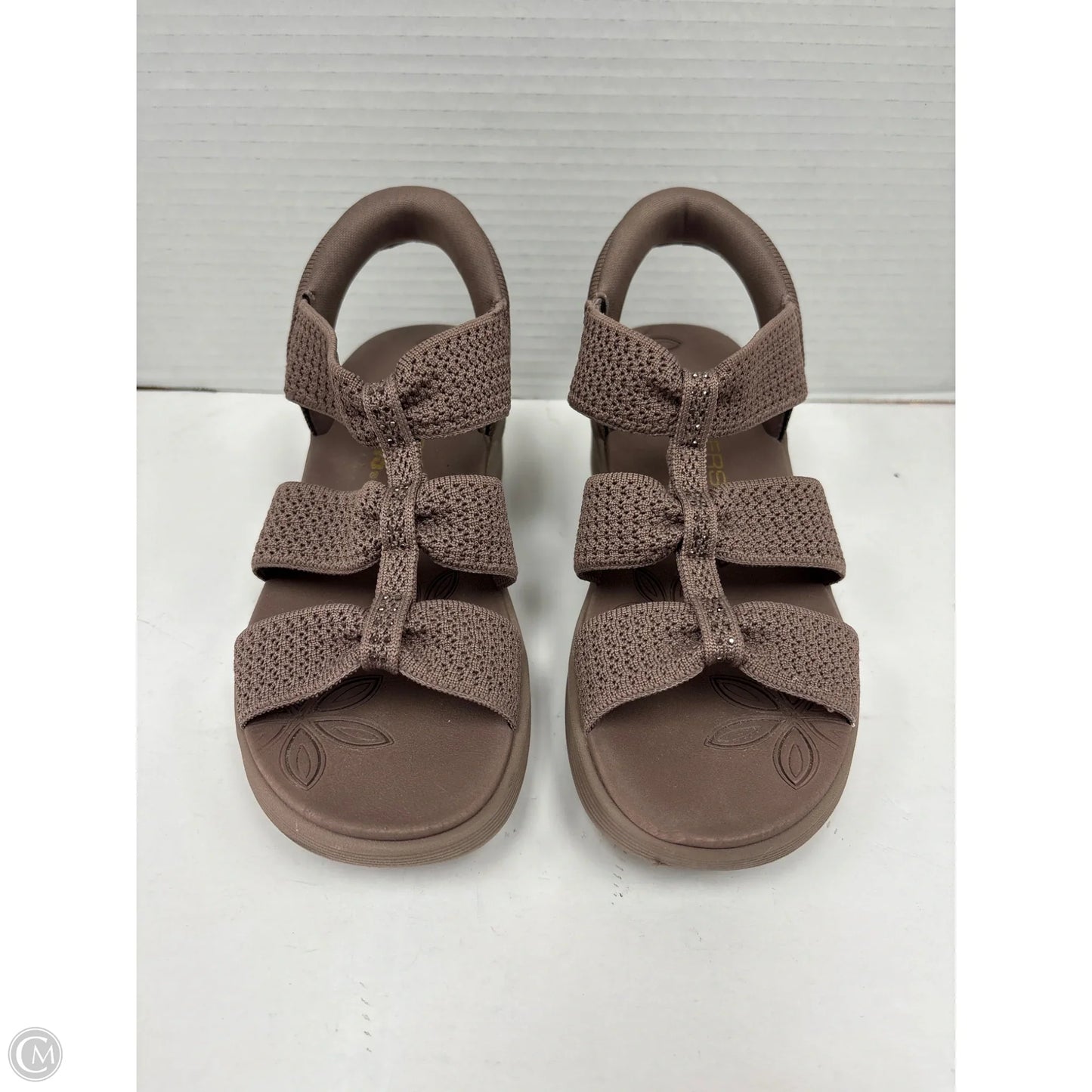Sandals Heels Block By Skechers In Purple, Size: 5.5