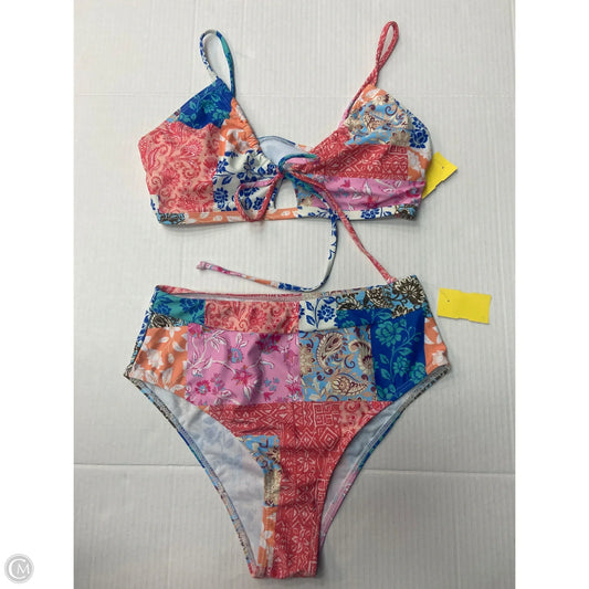 Swimsuit 2pc By Clothes Mentor In Multi-colored, Size: M