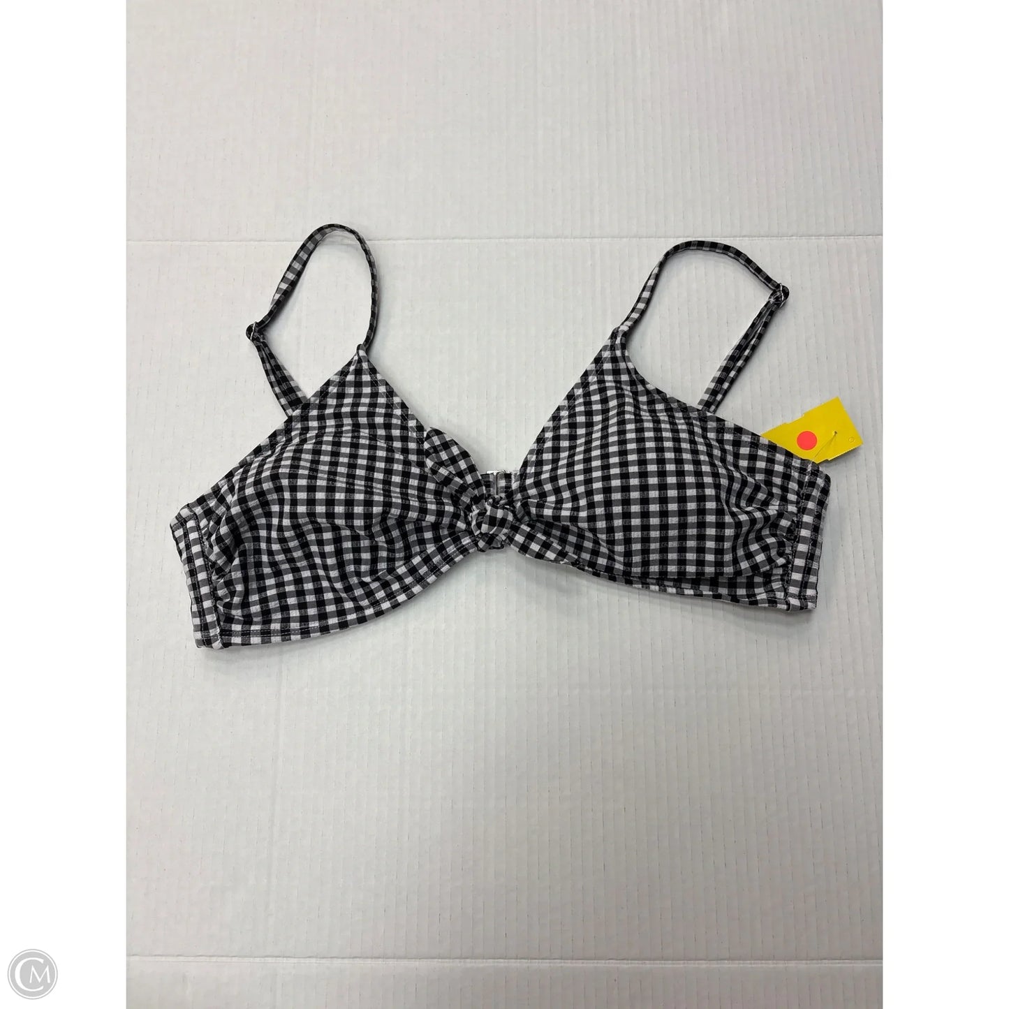 Swimsuit Top By Xhilaration In Black & White, Size: Xl