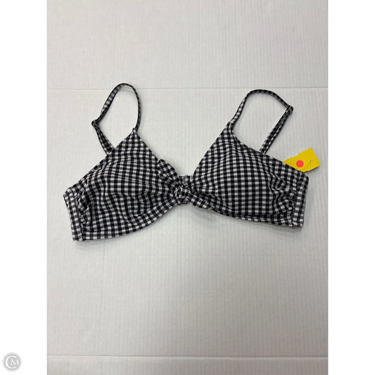 Swimsuit Top By Xhilaration In Black & White, Size: Xl