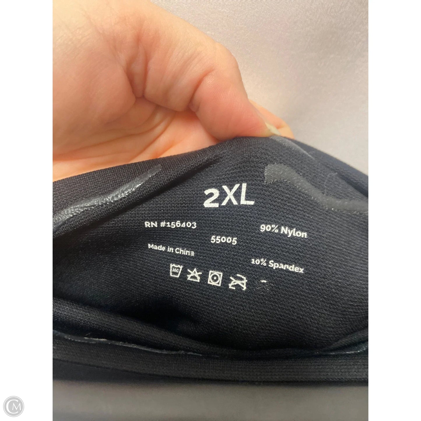 Bodysuit By Clothes Mentor In Black, Size: Xxl