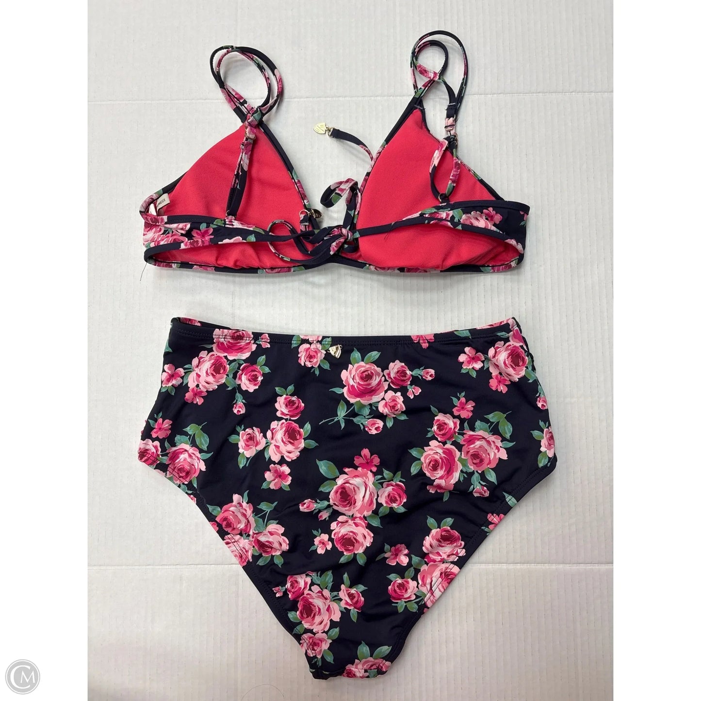 Swimsuit 2pc By Cremieux In Navy, Size: L