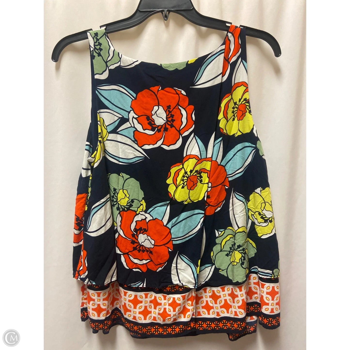 Top Sleeveless By Crown And Ivy In Navy, Size: Xl