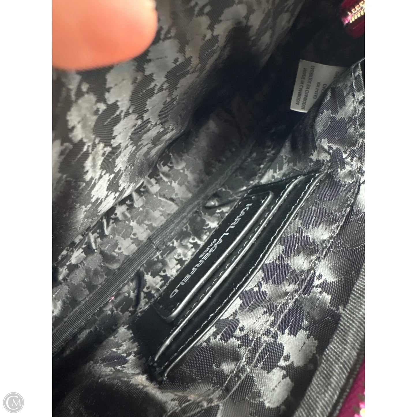 Crossbody Designer By Karl Lagerfeld, Size: Medium