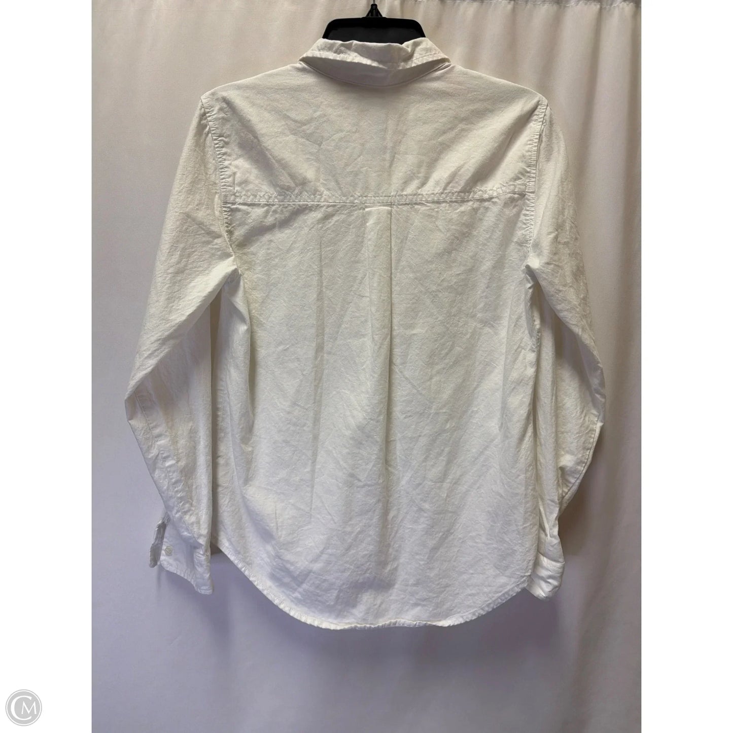 Top Long Sleeve By Universal Thread In White, Size: S