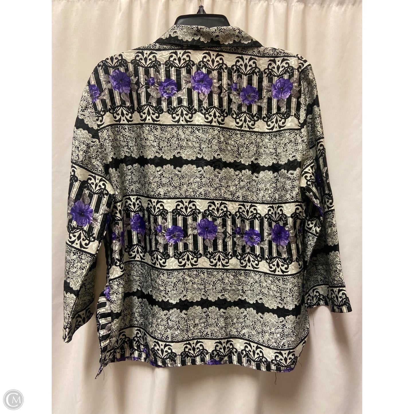 Top 3/4 Sleeve By Clothes Mentor In Purple, Size: 10