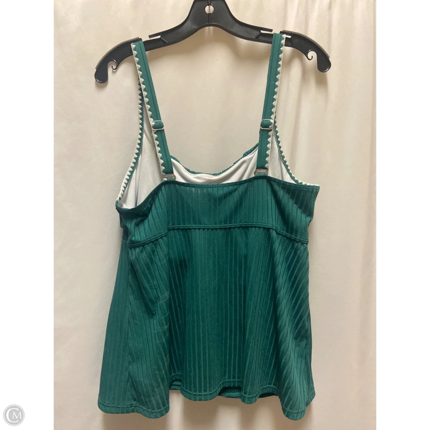 Swimsuit 2pc By Clothes Mentor In Green, Size: Xxl