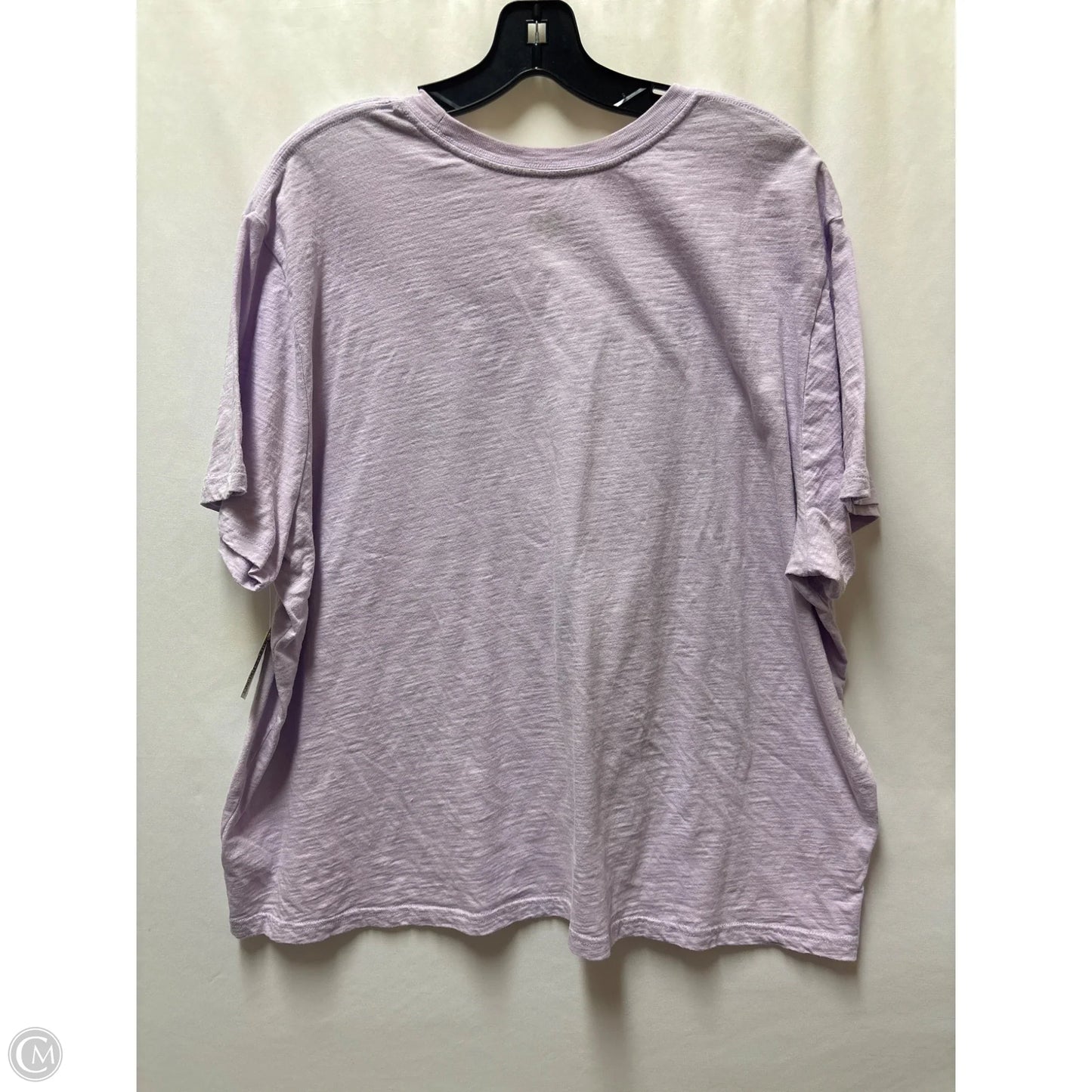 Top Short Sleeve By Lee In Purple, Size: 3x