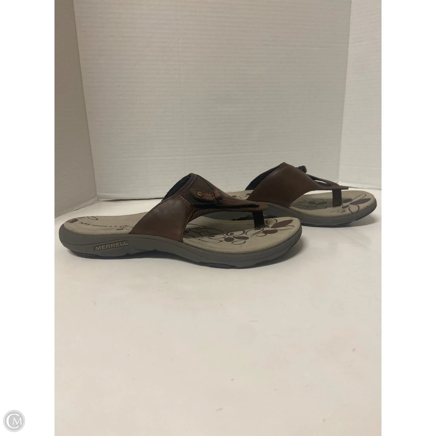 Sandals Flats By Merrell In Brown, Size: 8