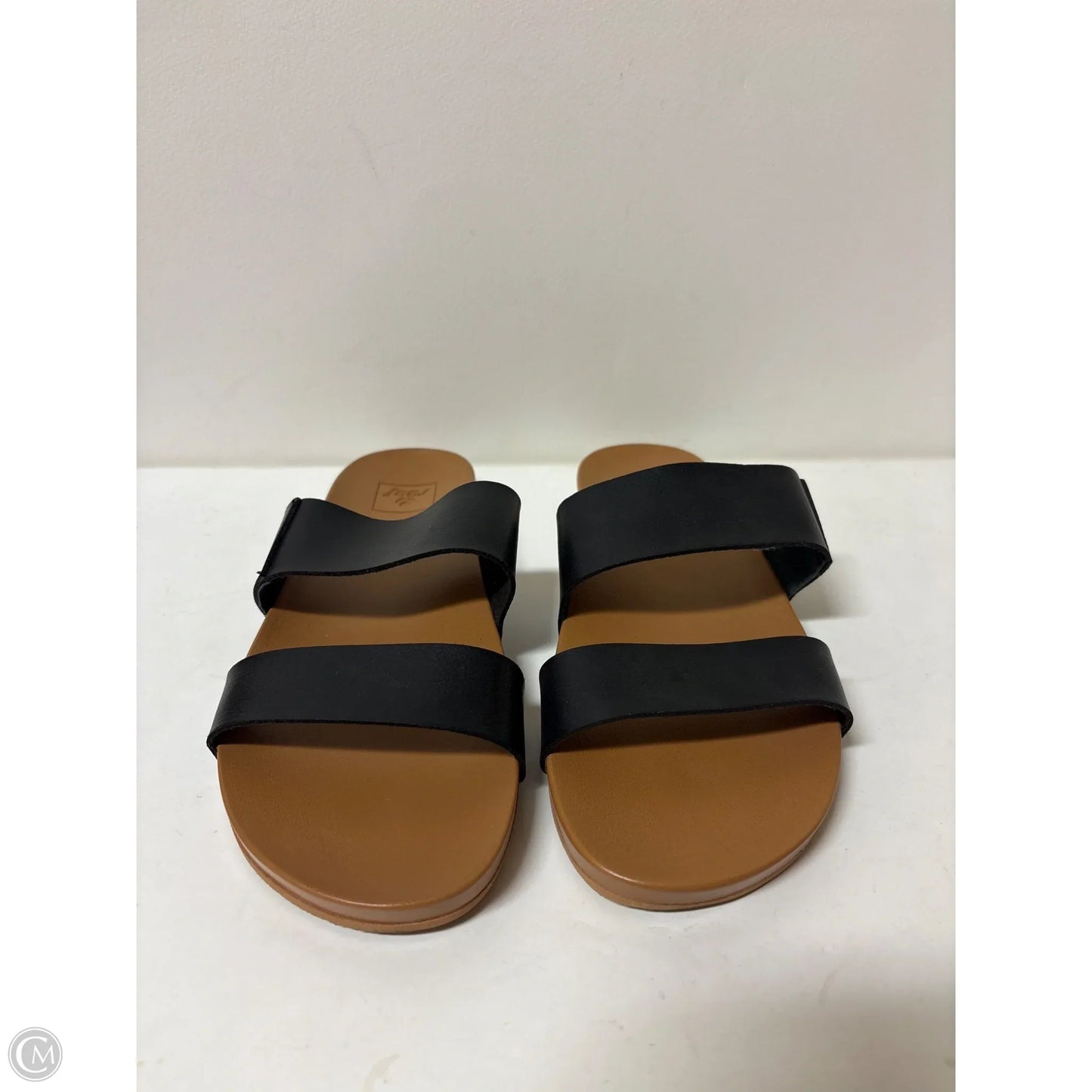 Sandals Flats By Reef In Black, Size: 9