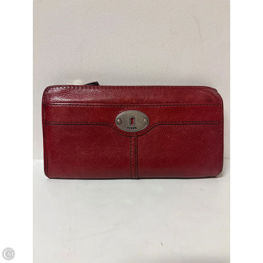 Wallet By Fossil, Size: Large