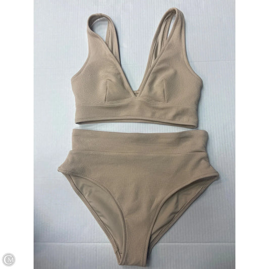 Swimsuit 2pc By Old Navy In Beige, Size: M
