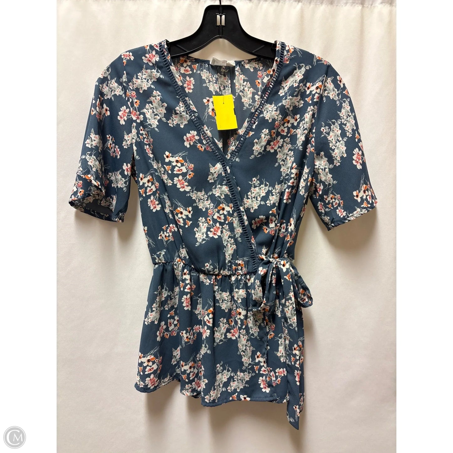 Top Short Sleeve By Sienna Sky In Blue, Size: Xs