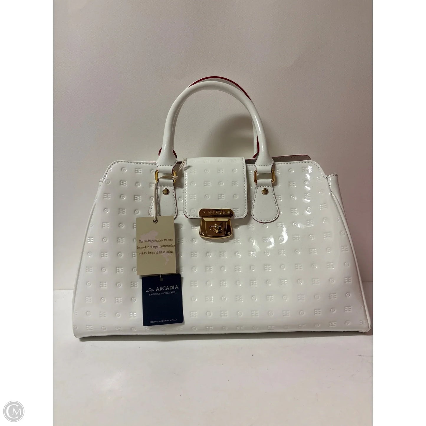 Handbag Leather By Clothes Mentor, Size: Large