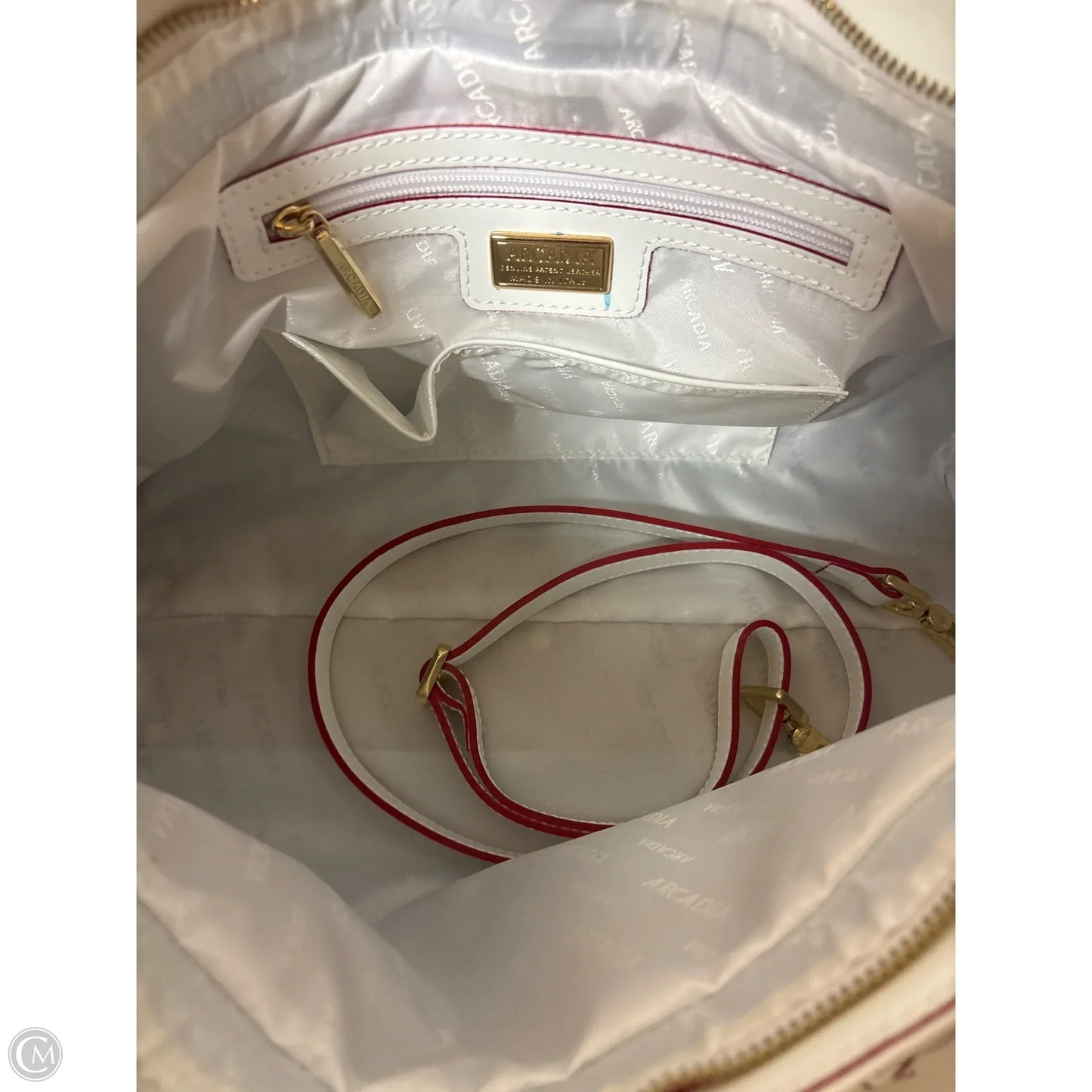 Handbag Leather By Clothes Mentor, Size: Large
