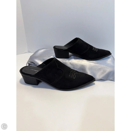 Shoes Heels Block By Chinese Laundry In Black, Size: 7.5