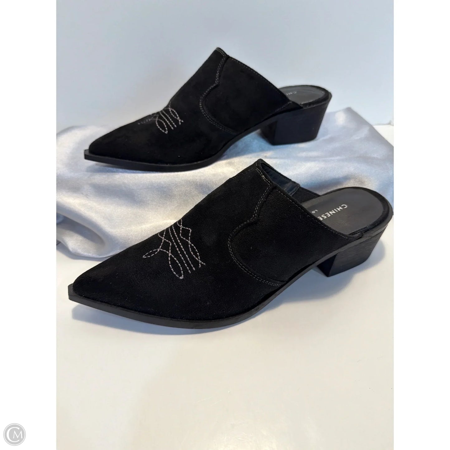 Shoes Heels Block By Chinese Laundry In Black, Size: 7.5