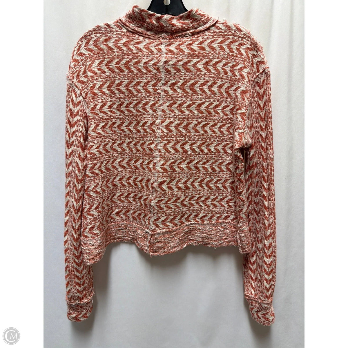 Top Long Sleeve By Bke In Orange, Size: M
