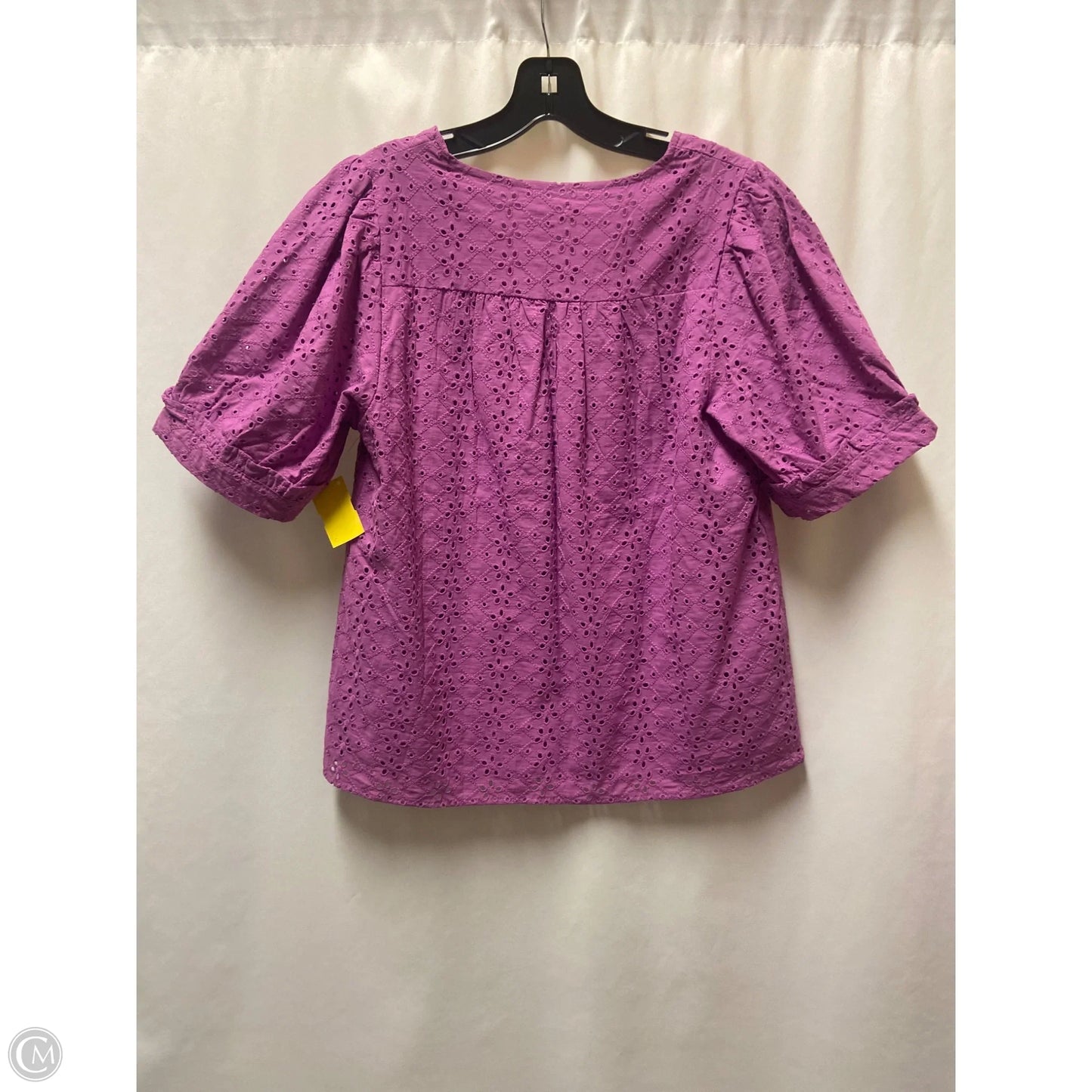 Top Short Sleeve By Draper James In Purple, Size: M