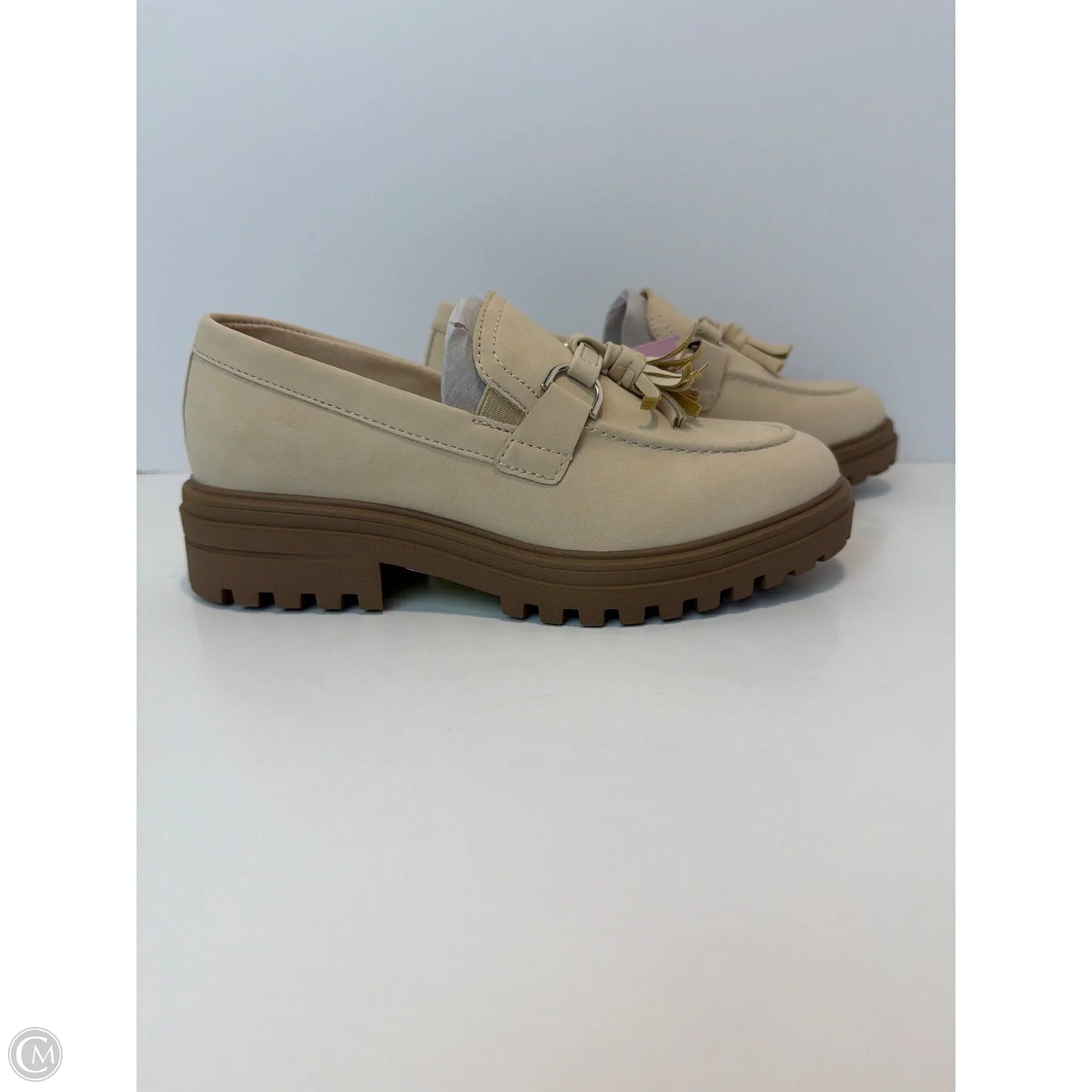 Shoes Heels Block By Serra In Cream, Size: 6