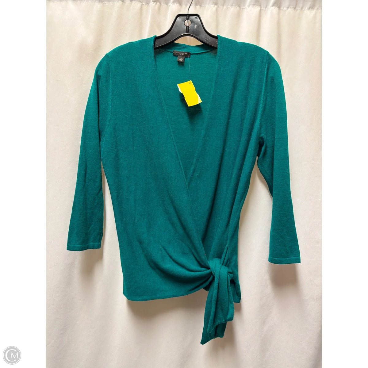 Sweater By Ann Taylor In Green, Size: S
