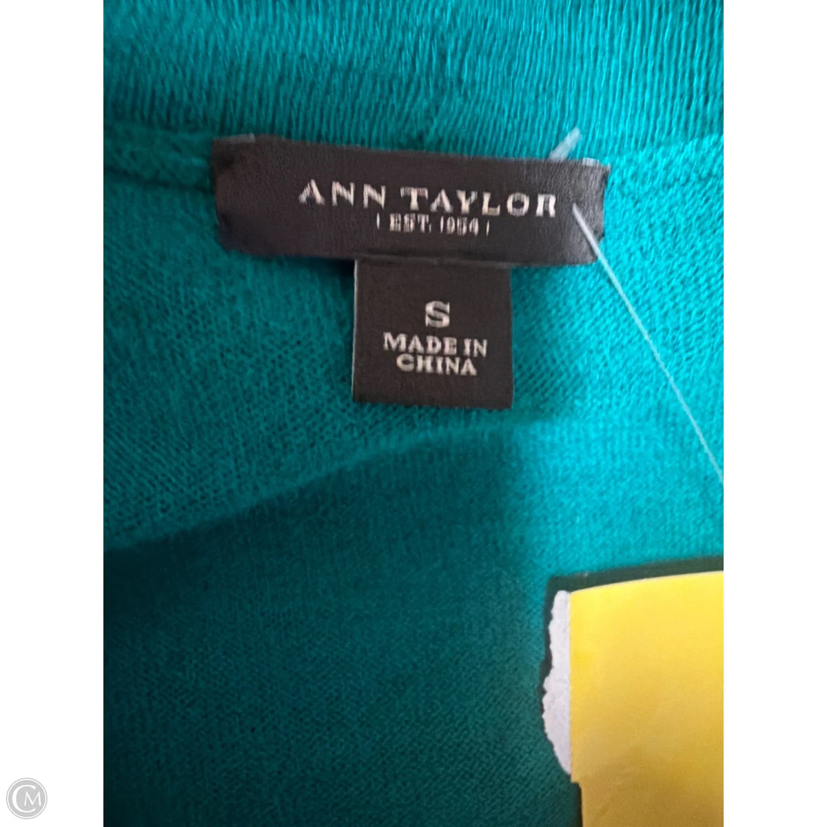 Sweater By Ann Taylor In Green, Size: S