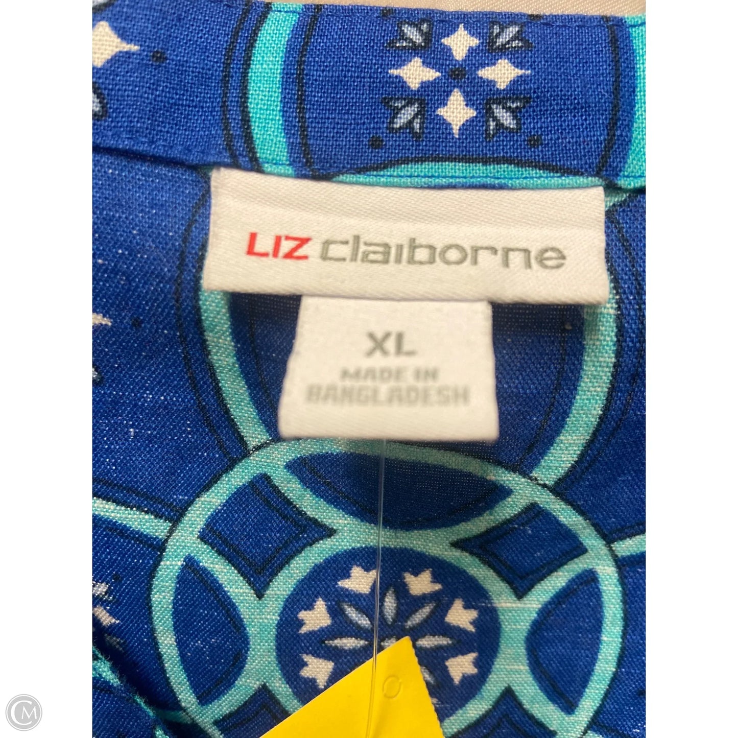 Dress Casual Maxi By Liz Claiborne In Blue, Size: Xl