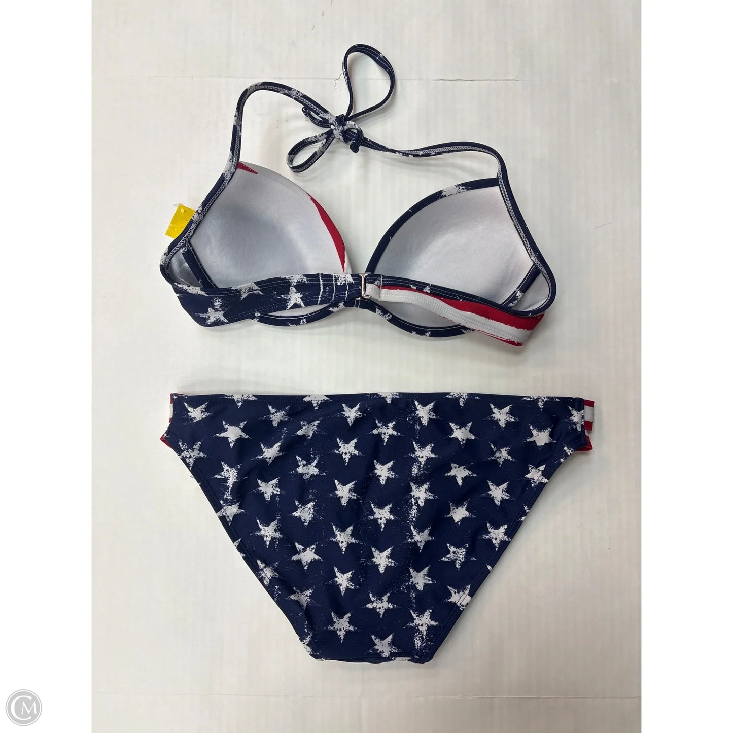 Swimsuit 2pc By Xhilaration In Blue Red & White, Size: M