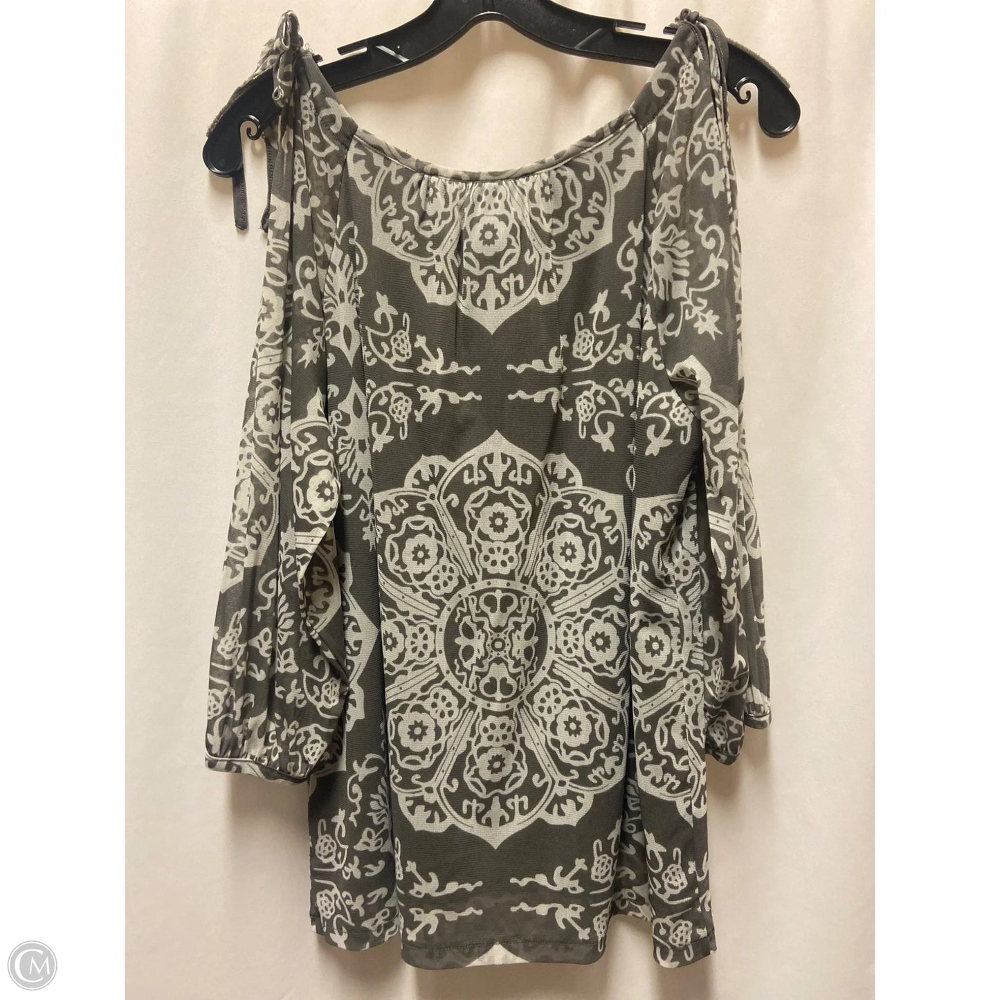 Top Short Sleeve By Inc In Green, Size: L