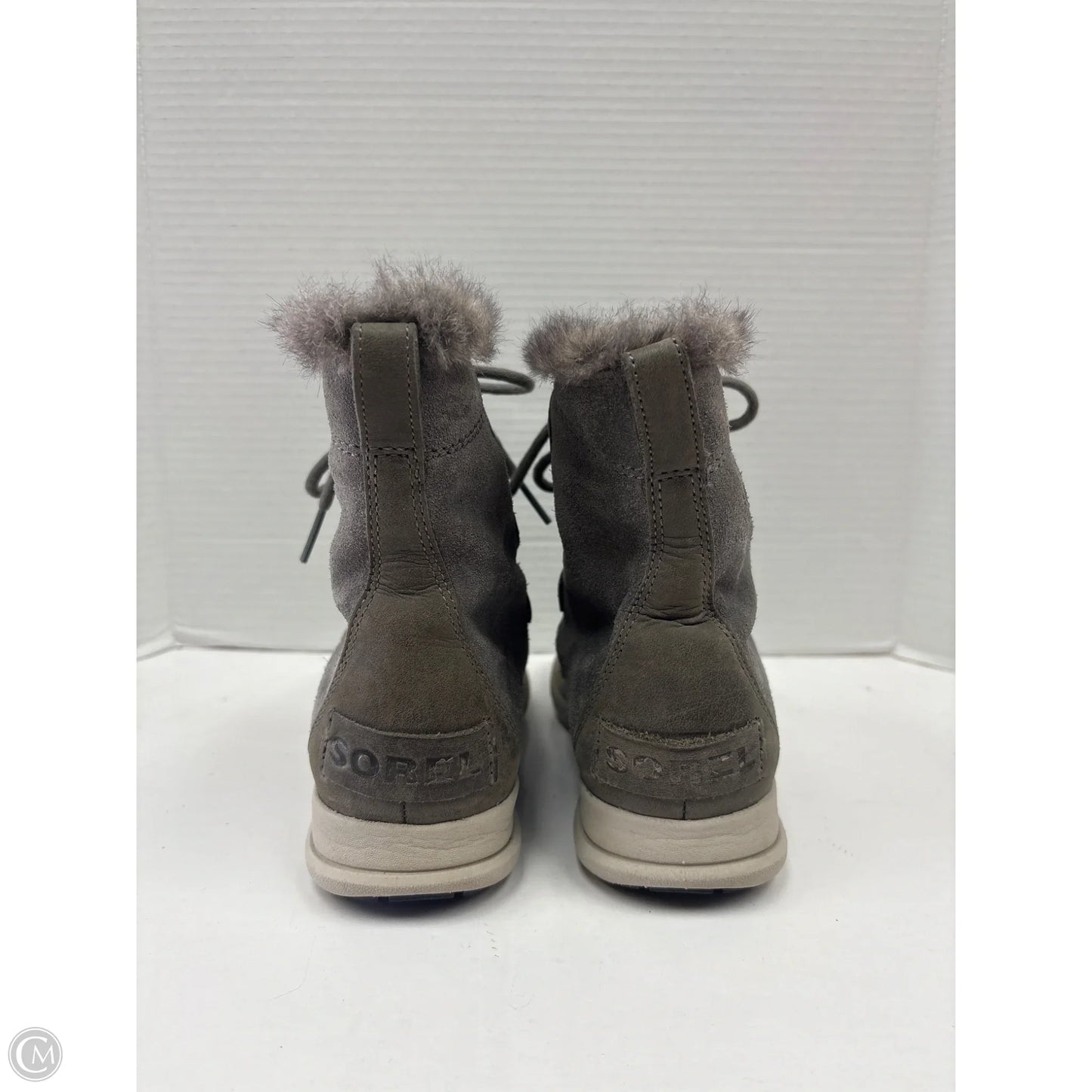 Boots Mid-calf Flats By Sorel In Grey, Size: 7