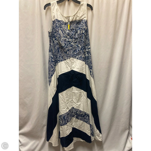 Dress Casual Maxi By Eshakti In Navy, Size: 2x