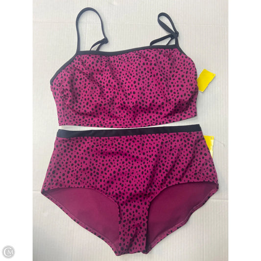 Swimsuit 2pc By All In Motion In Maroon, Size: M