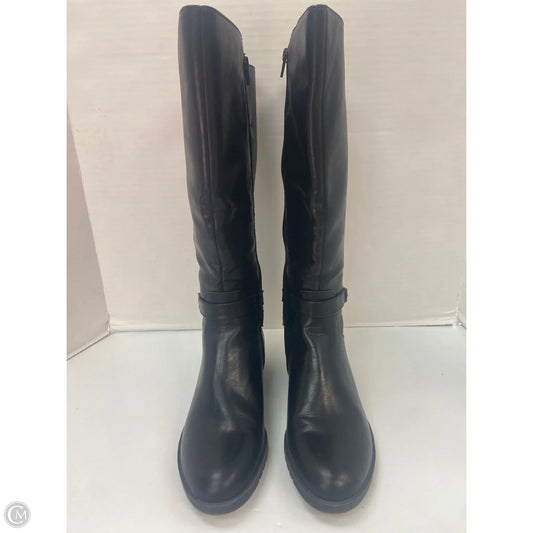 Boots Ankle Flats By Kim Rogers In Black, Size: 8