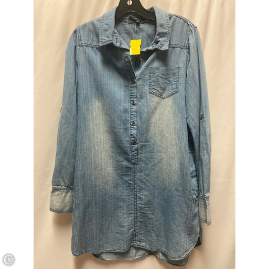 Dress Casual Midi By Papermoon In Blue, Size: L