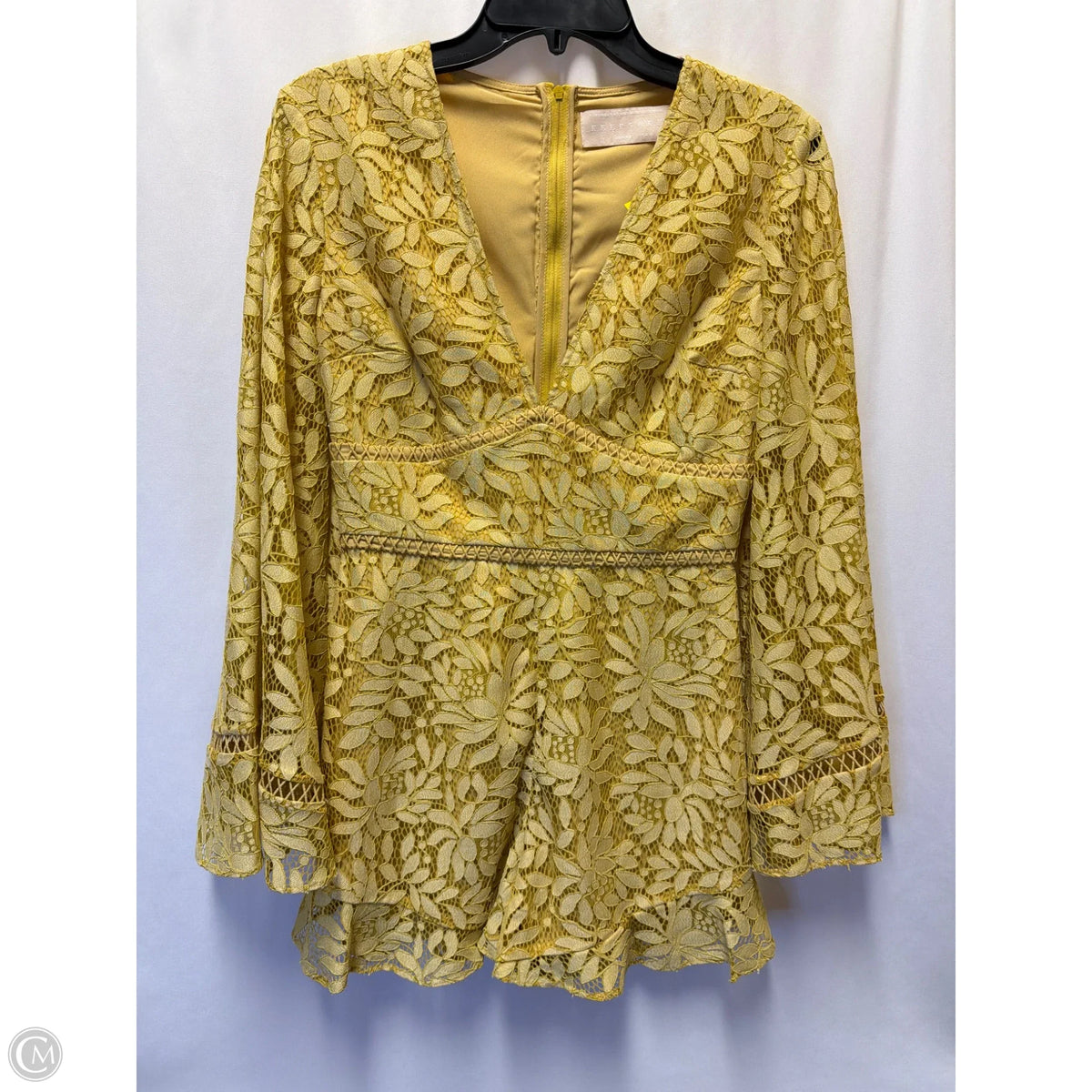 Romper By Clothes Mentor In Yellow, Size: S