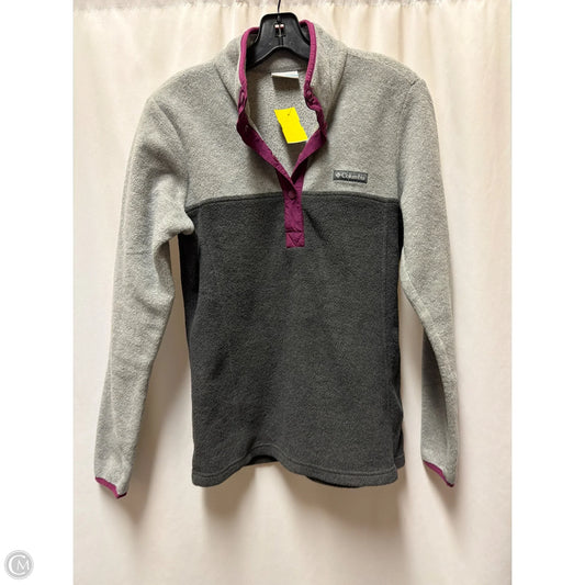 Sweatshirt Collar By Columbia In Grey, Size: S