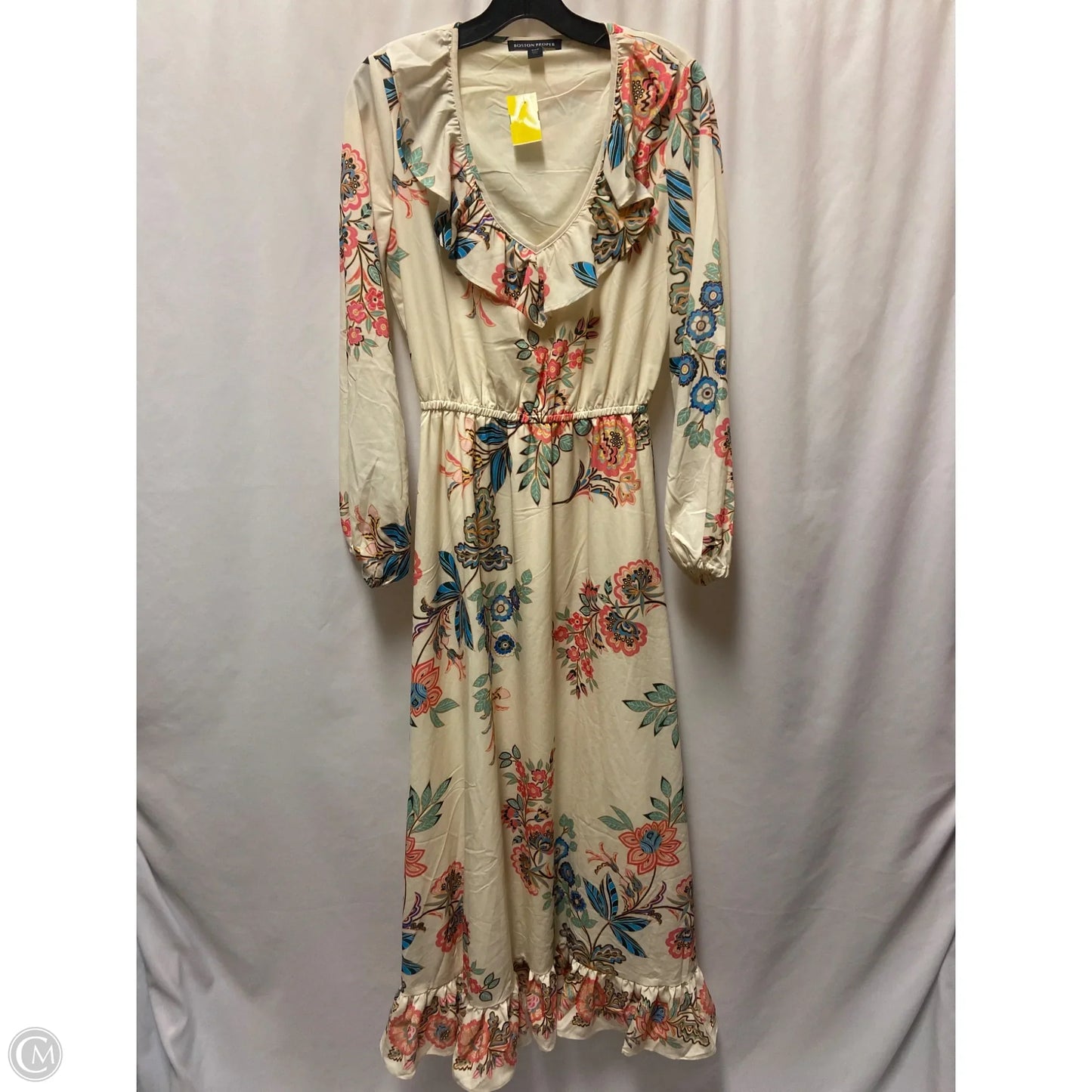Dress Casual Maxi By Boston Proper In Yellow, Size: S