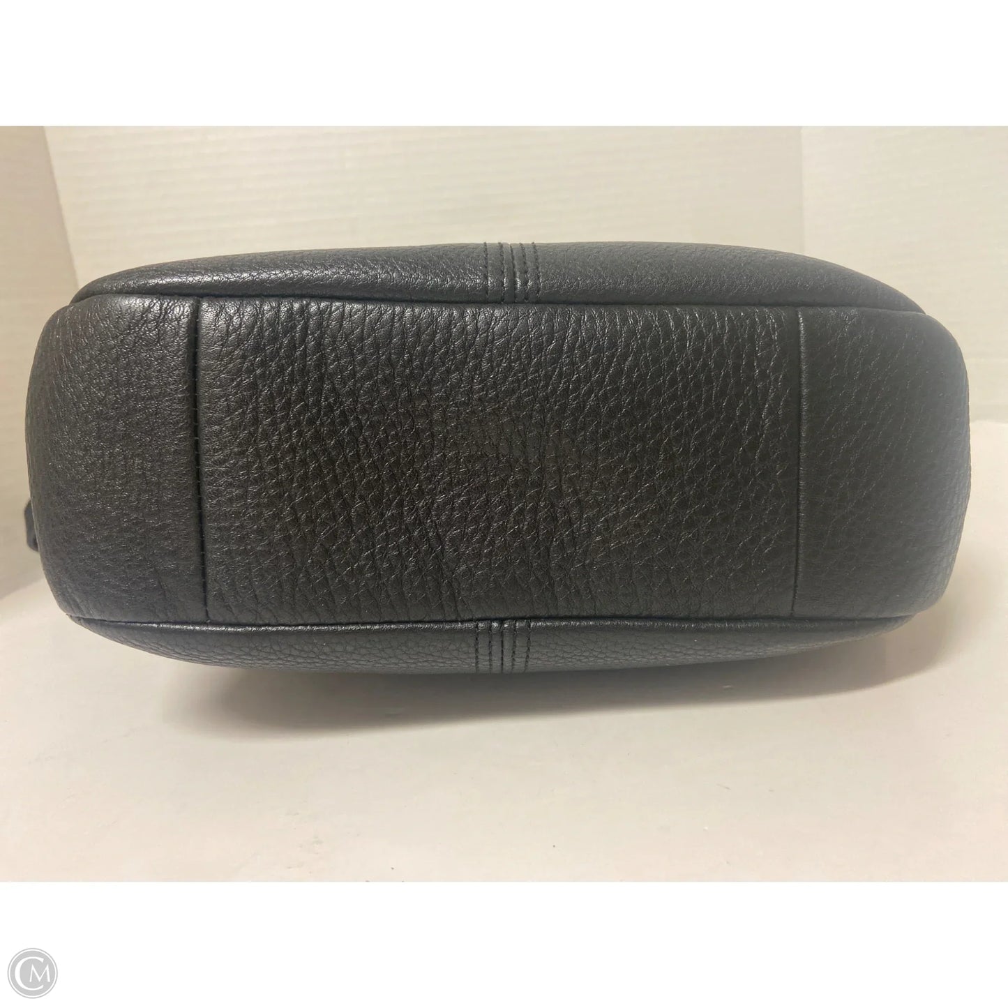 Handbag Leather By Fossil, Size: Medium
