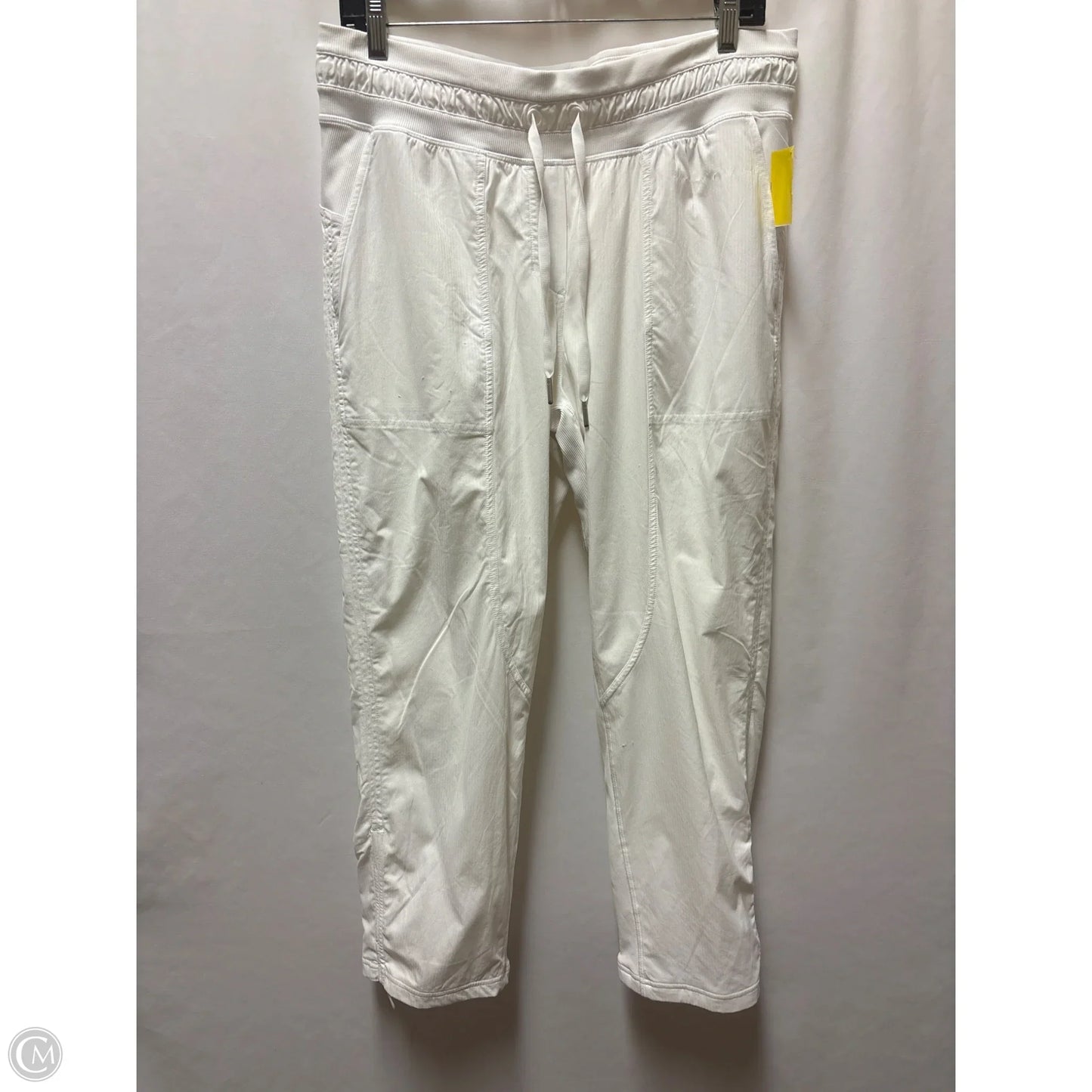 Athletic Pants By Lululemon In White, Size: 10