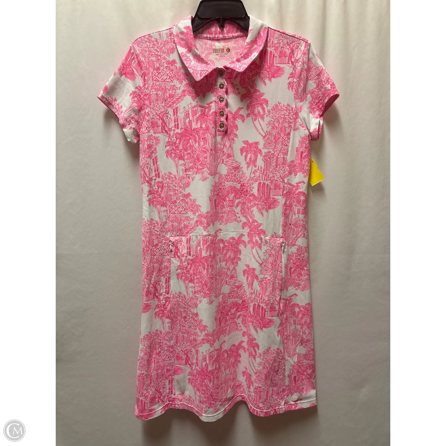 Dress Designer By Lilly Pulitzer In Pink, Size: L