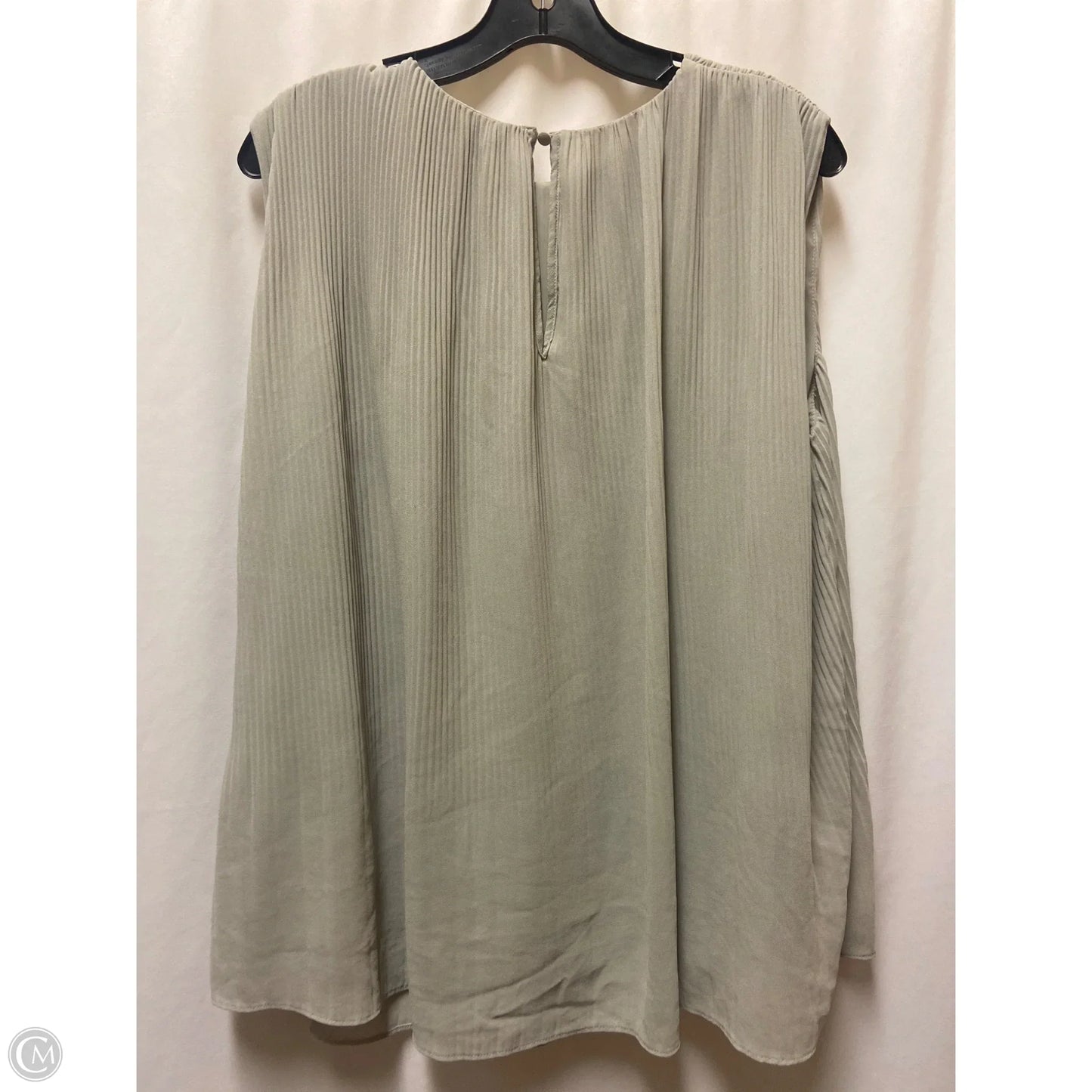 Top Sleeveless By H&m In Taupe, Size: L