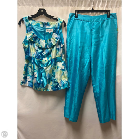 Pants Set 2pc By Studio 1 In Blue, Size: M