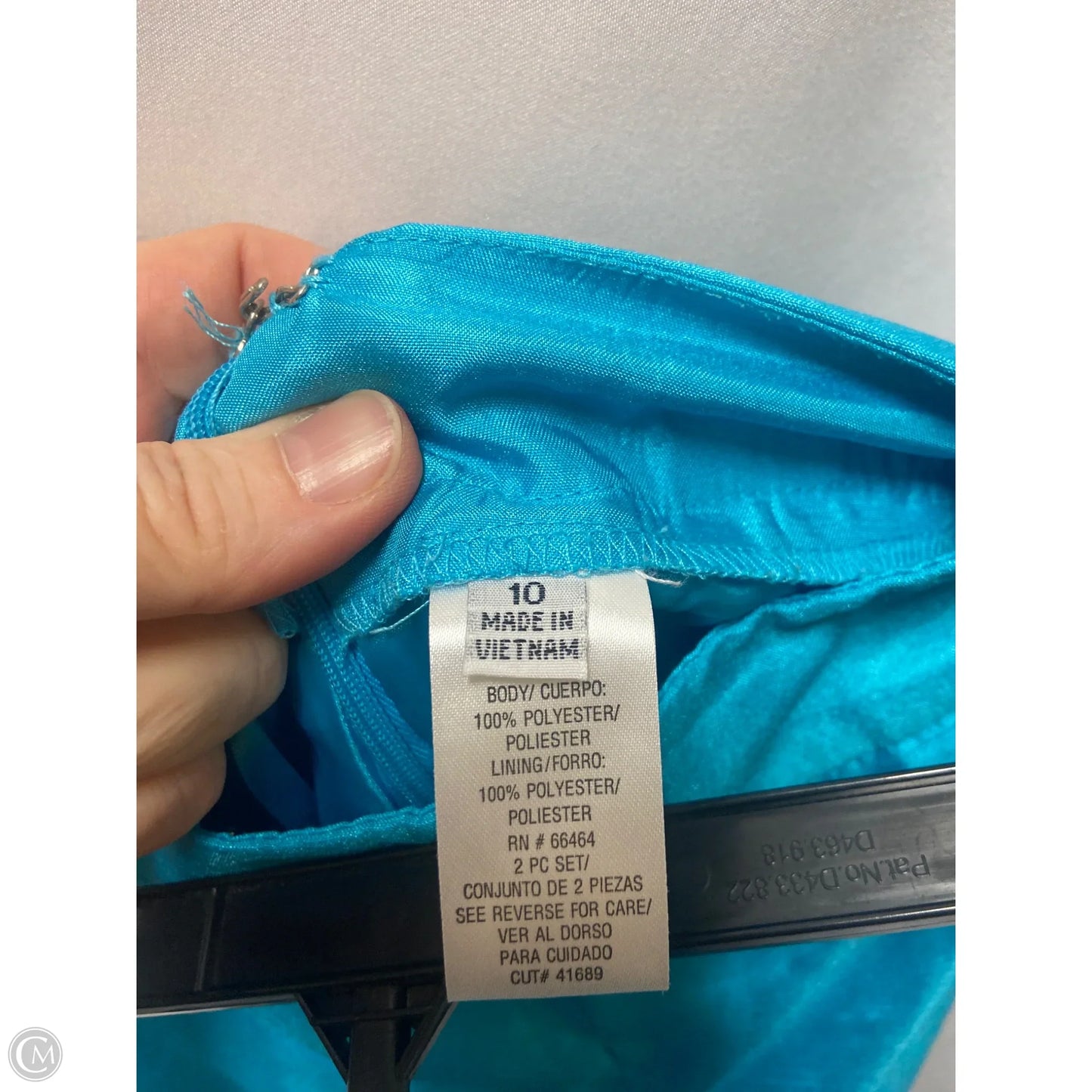 Pants Set 2pc By Studio 1 In Blue, Size: M