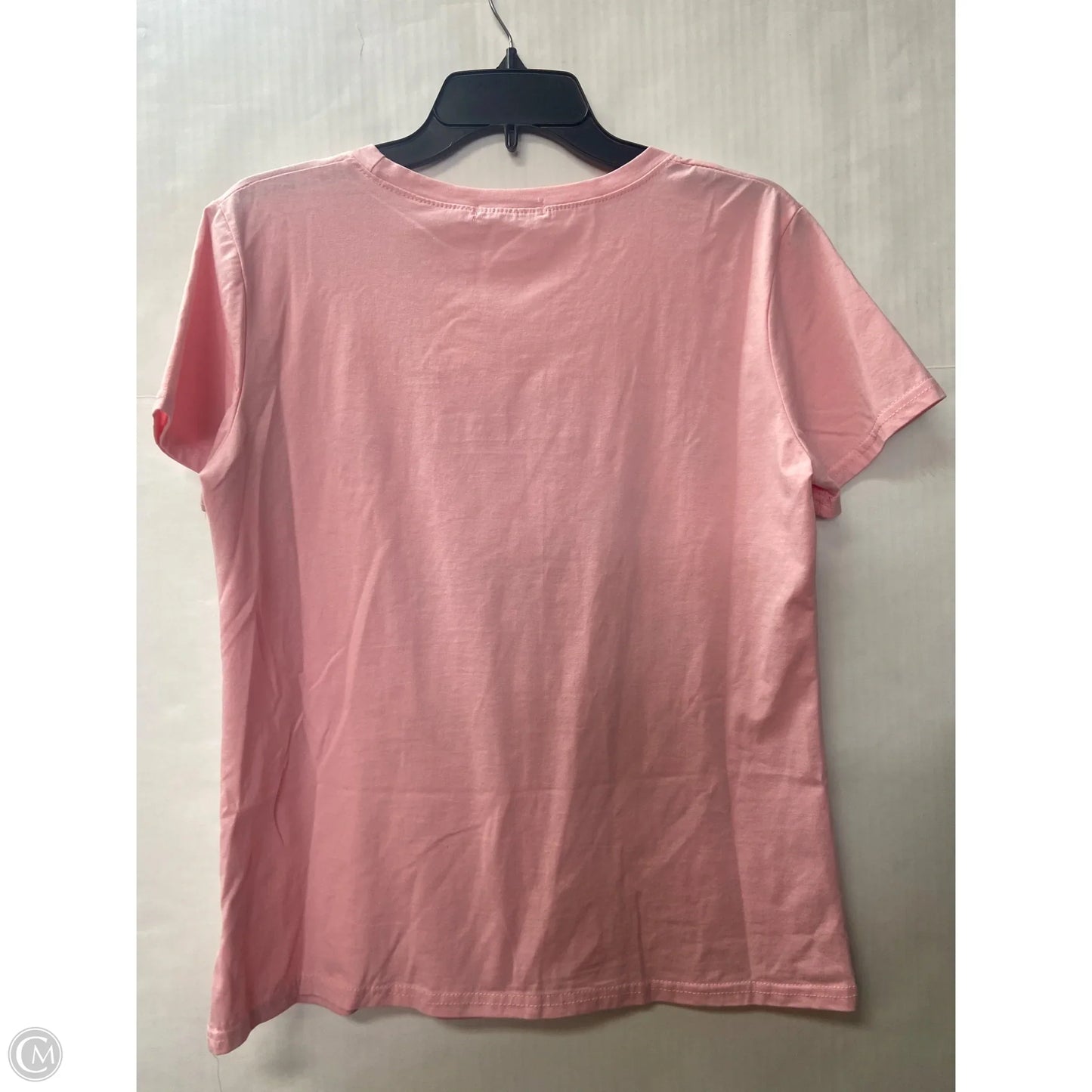 Top Short Sleeve By Clothes Mentor In Pink, Size: L