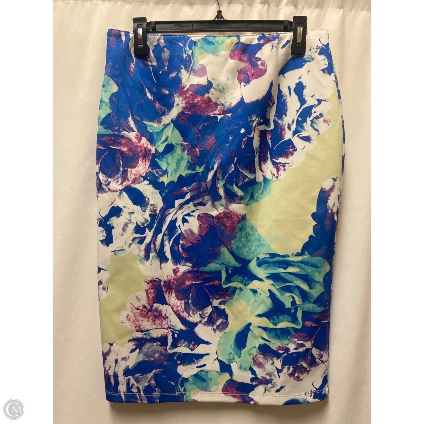 Skirt Midi By Apt 9 In Blue, Size: L